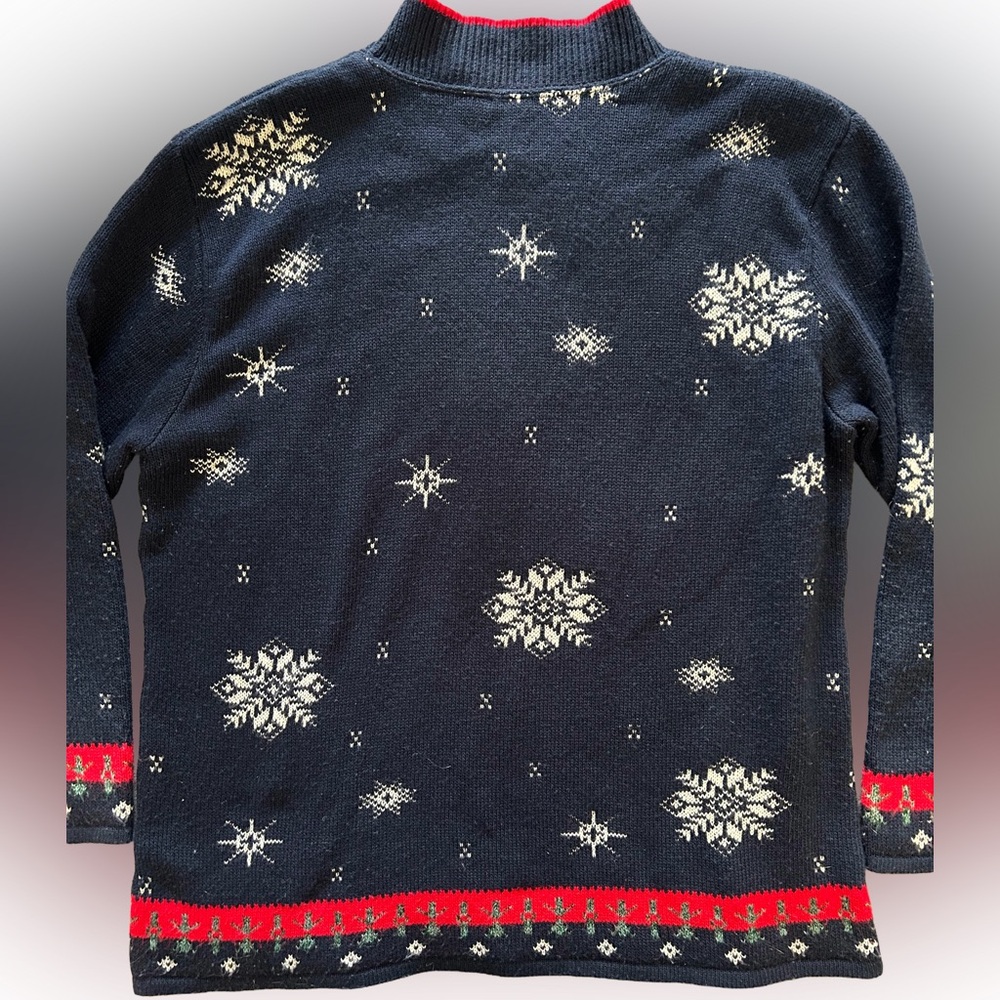 Vintage Nutcracker Bear Holiday Sweater - Picture 3 of 5